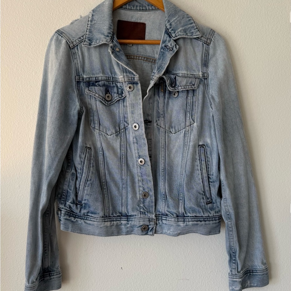 Ag Adriano Goldschmied Blue Jean Jacket Classic Style